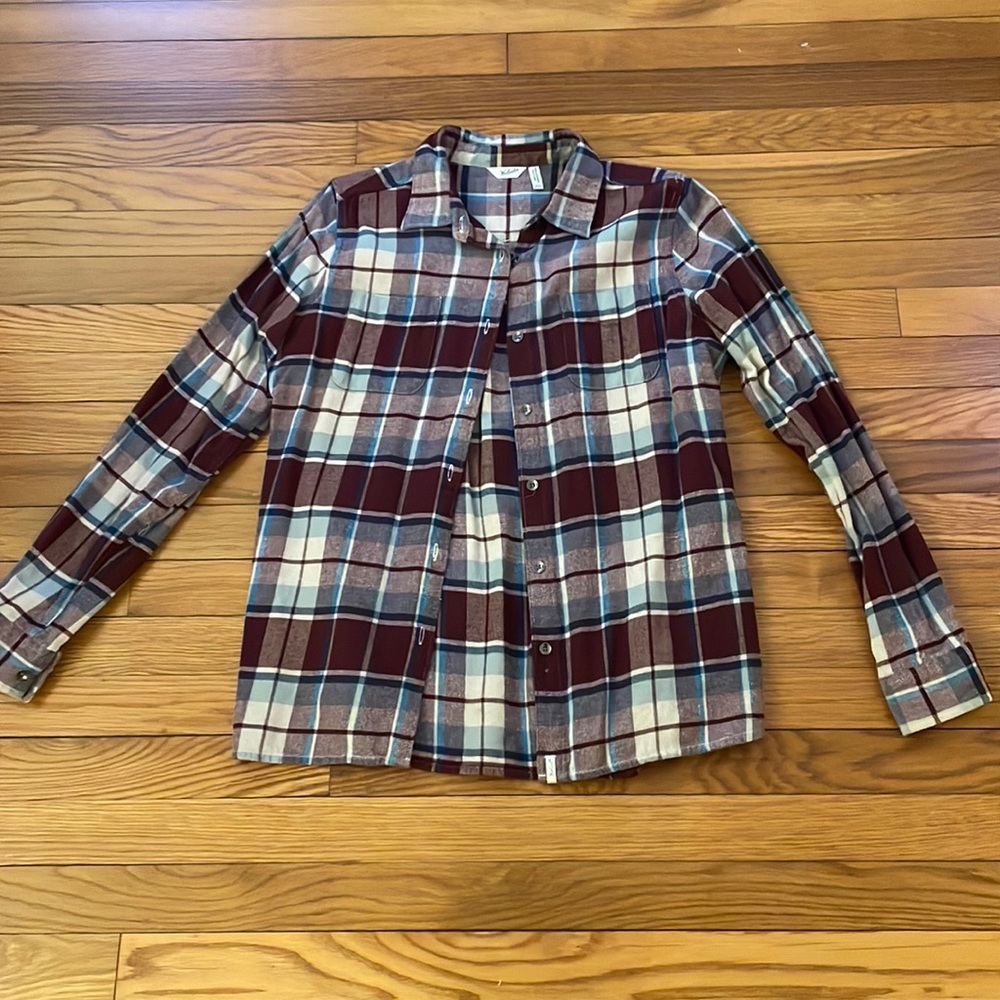 Purple, Blue, and White Flannel